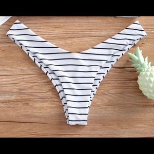 Striped Bikini Bottoms